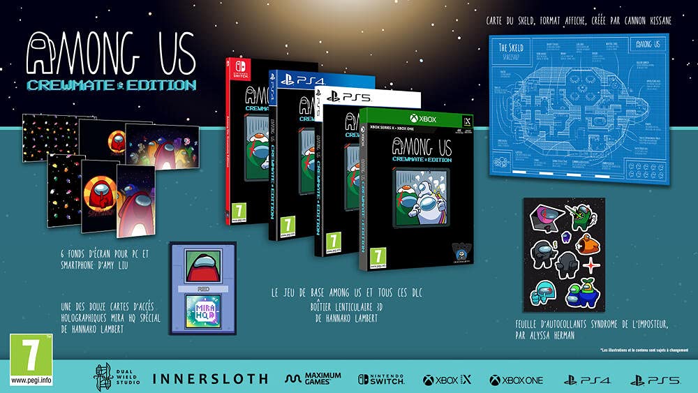 Among Us: Crewmate Edition for PS5 - Multiplayer Social Deduction Game - Perfect for Party Nights & Online Gaming with Friends