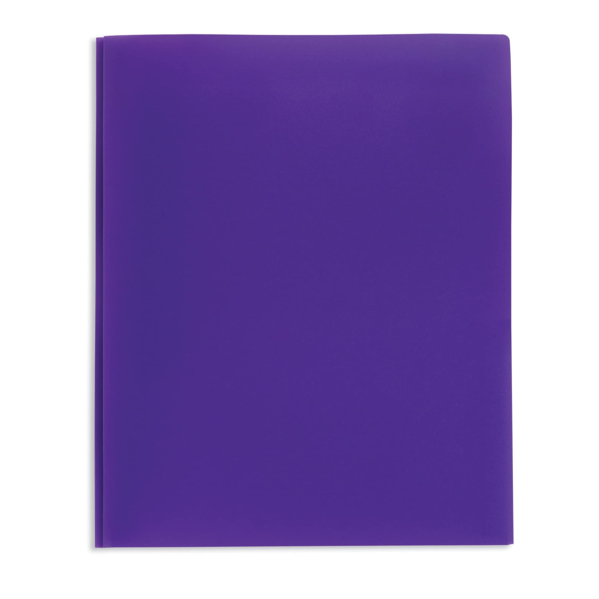 Office Depot 3-Prong Folder - Letter Size, Purple for School & Office