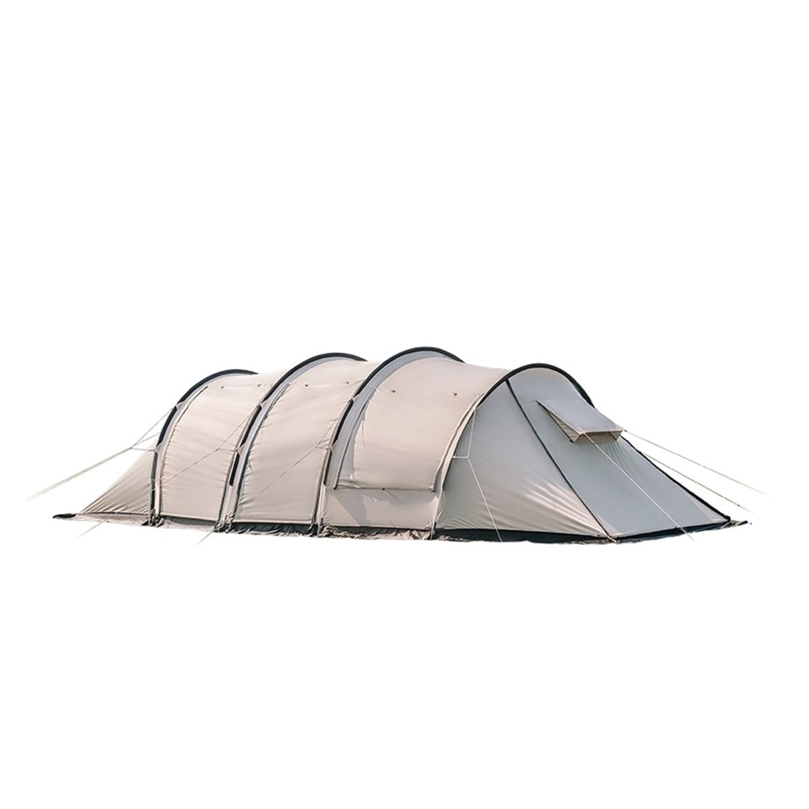 4-Person Waterproof Camping Tent with Snow Skirt & Sun Protection - Lightweight Tunnel Tent for Family Outdoor Adventures, Hiking, Backpacking & Glamping