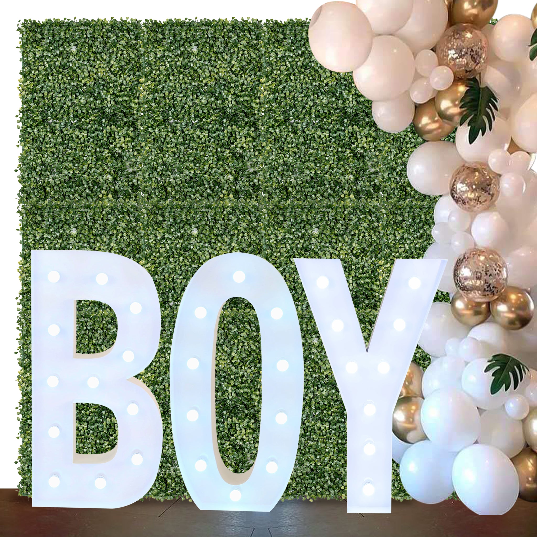 4ft Tall LED Marquee Letter Lights - Large Light Up Alphabet Sign for Home Decor, Wedding, Party & Events - Bright Customizable Wall Decor for Bedroom, Bar, Birthday Celebration