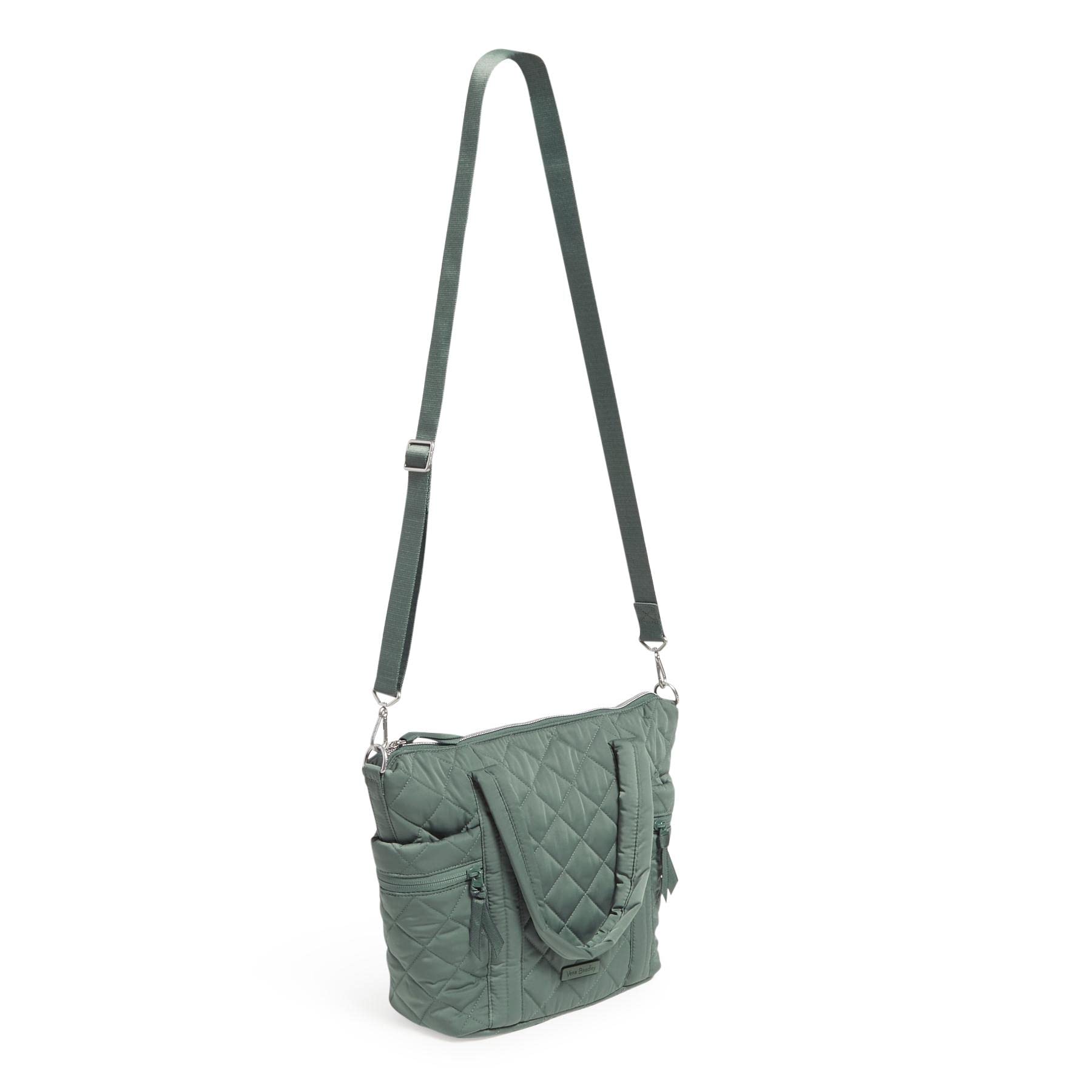 Vera Bradley Women's Small Multi-Strap Tote Bag - Lightweight Performance Twill - Perfect for Work, Travel & Everyday Use