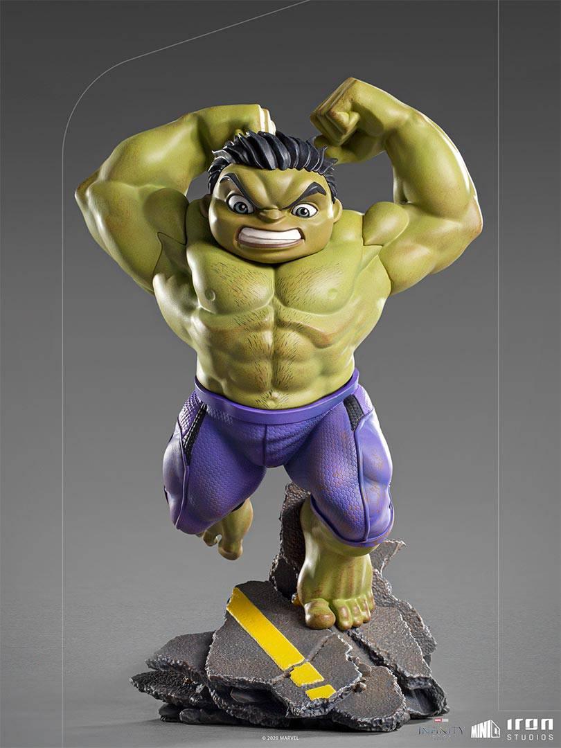 Iron Studios The Infinity Saga Hulk MiniCo Figure - Collectible Marvel Avengers Action Figure for Display & Gifts