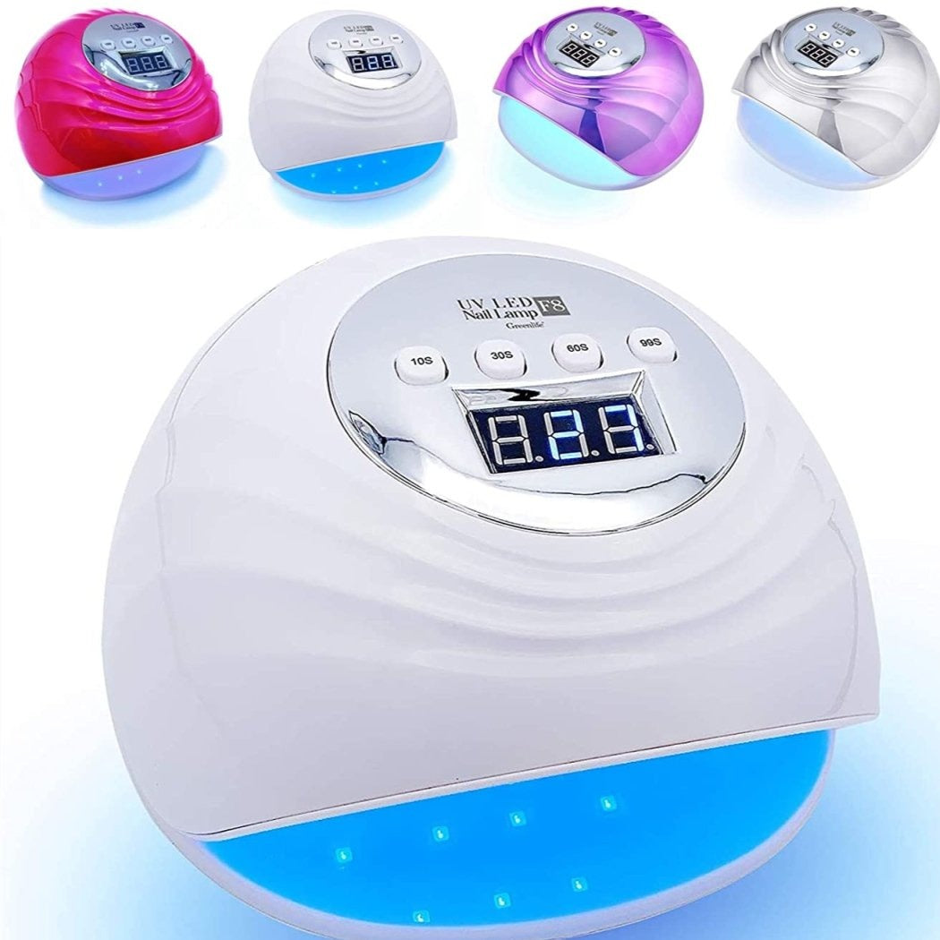Professional 86W UV LED Nail Dryer Lamp - Fast Curing for Gel Polish Manicures - Perfect for Home & Salon Nail Care