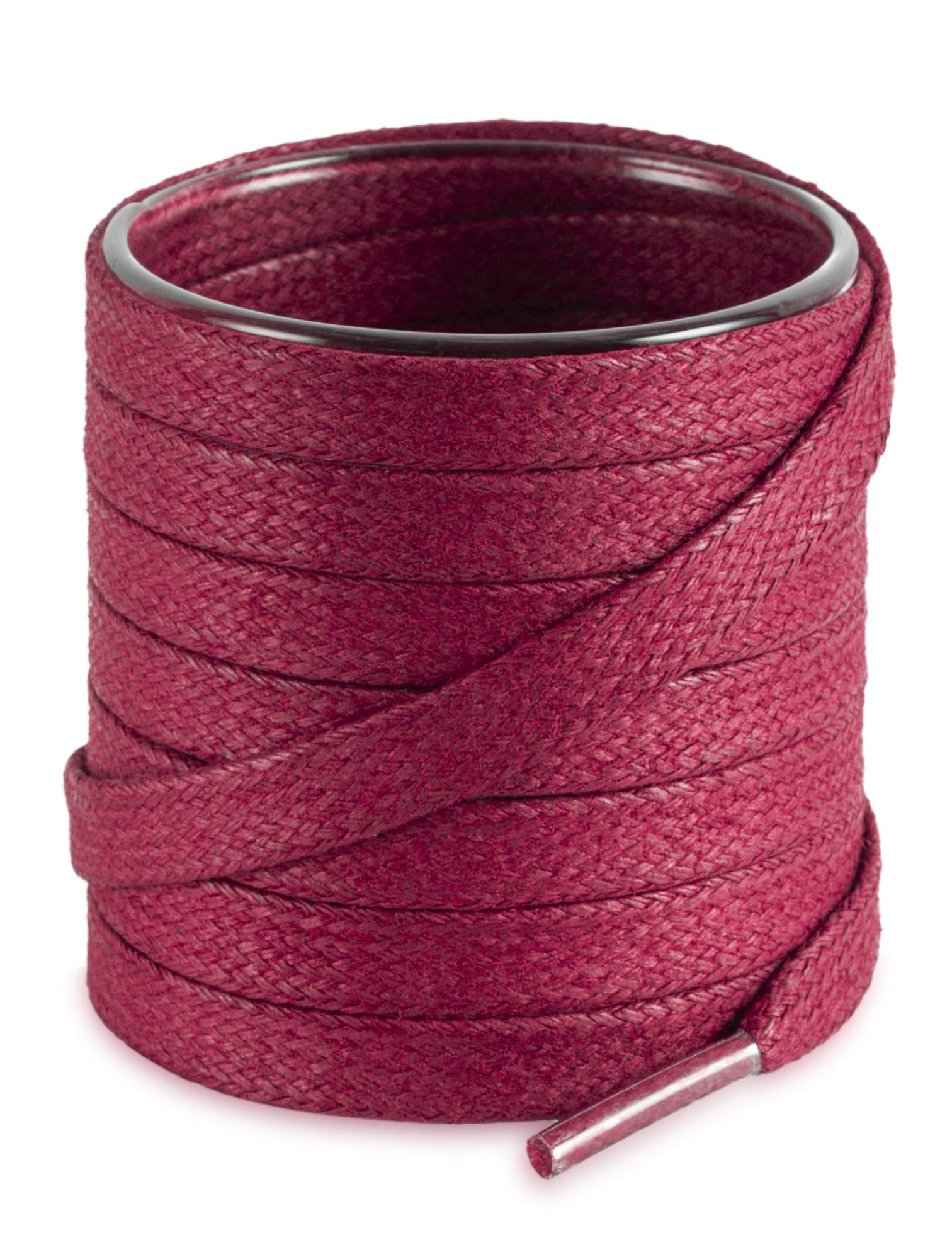 Shoemate Premium Flat Waxed Cotton Shoe Laces for Boots & Dress Shoes - Durable & Stylish Shoe Strings for Men & Women - Perfect for Formal Wear, Office & Outdoor Activities