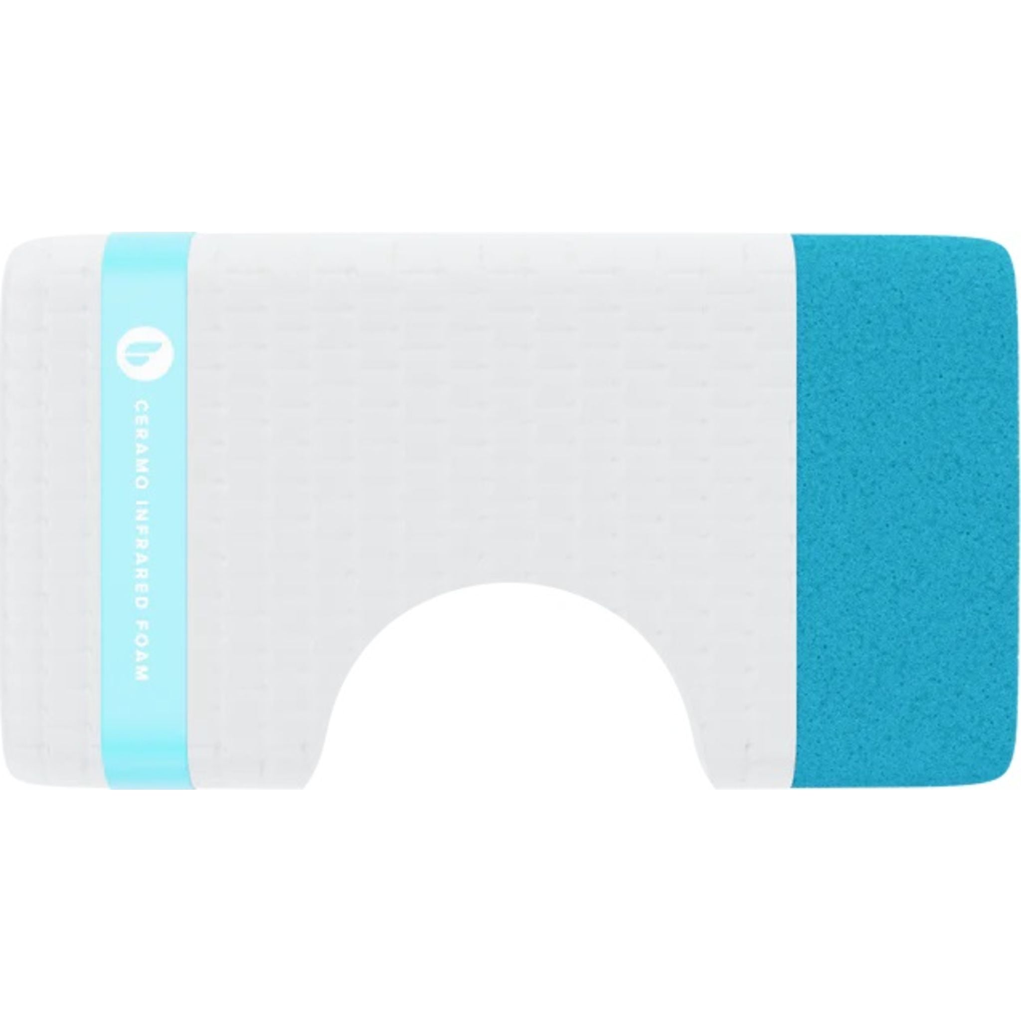 Blu Sleep Ceramo Air Memory Foam Pillow - Orthopedic Neck Support for Side, Back & Stomach Sleepers - Cooling & Pressure Relief for Better Sleep