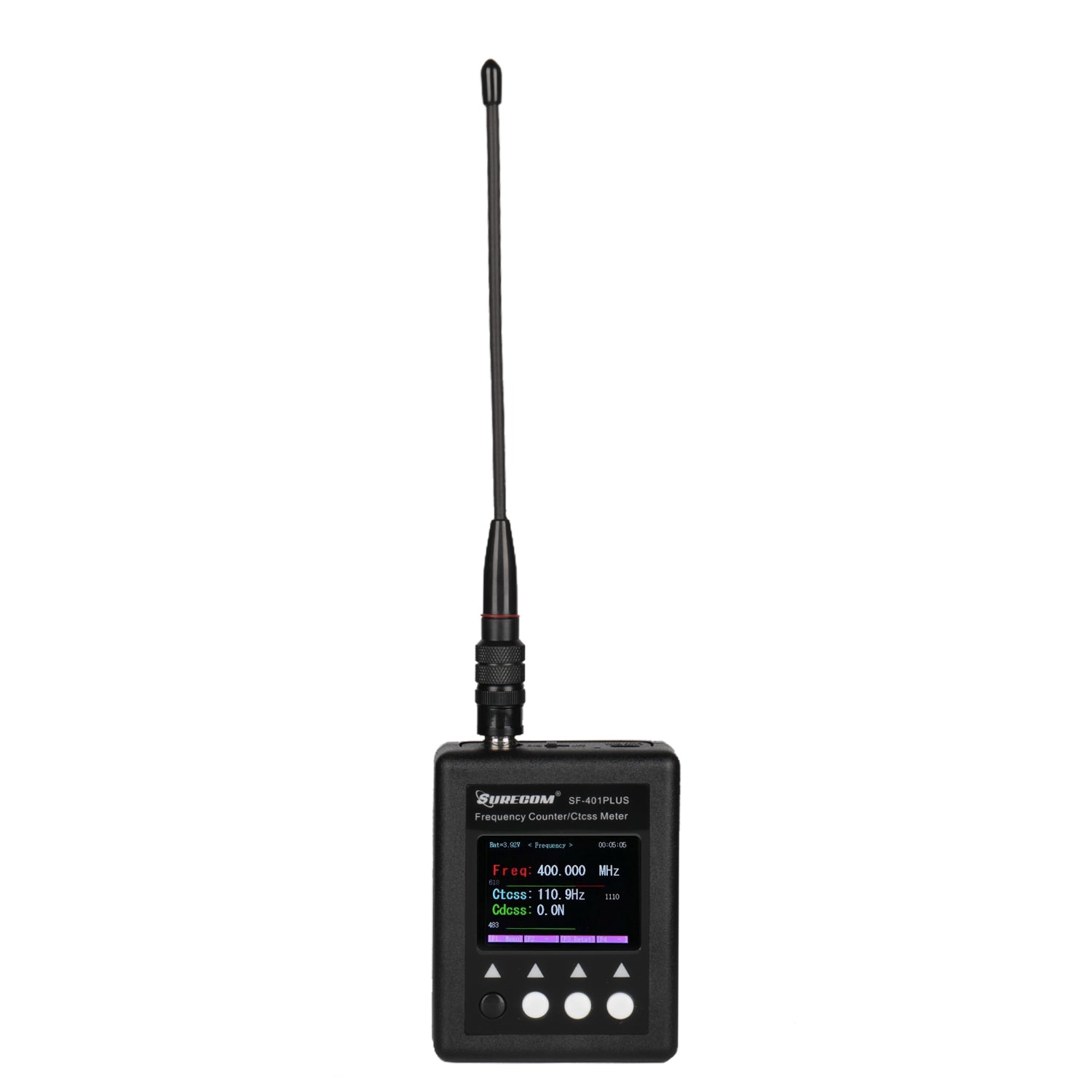 SURECOM SF401 PLUS Digital Frequency Counter for Ham Radio Transceiver - Accurate RF Signal Measurement for Amateur Radio, CB, and Walkie-Talkie Communication