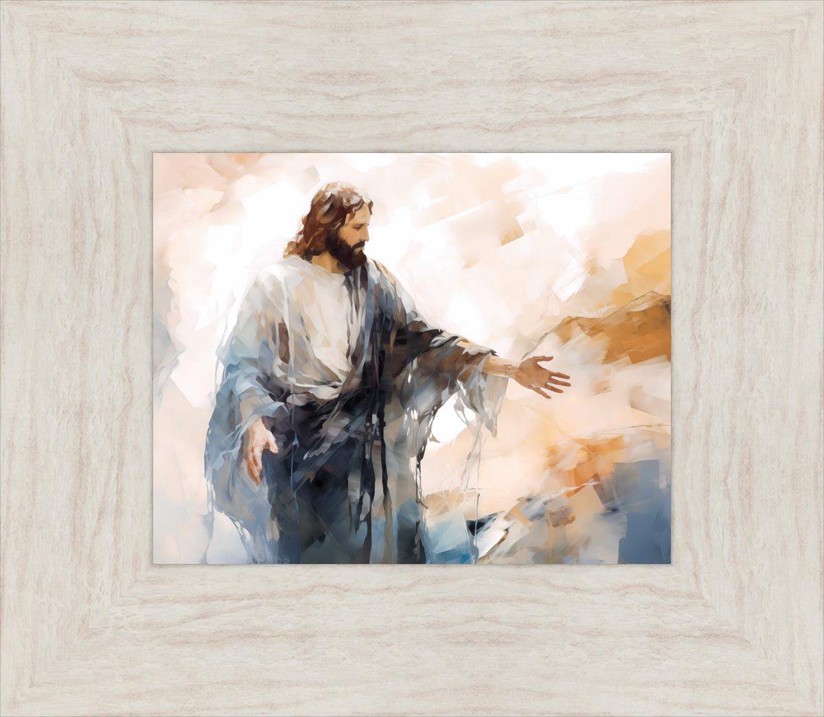 Come Unto Me By Gabriel Heaton - Inspirational Christian Wall Art for Home & Church Decor | Perfect for Living Room, Bedroom & Office