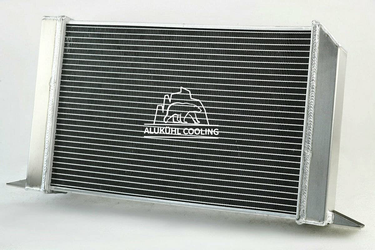 High Performance 3 Row Aluminum Radiator for VW Scirocco & Pro Stock Drag Racing - Direct Replacement Cooling System Upgrade - Perfect for Street Performance & Track Racing