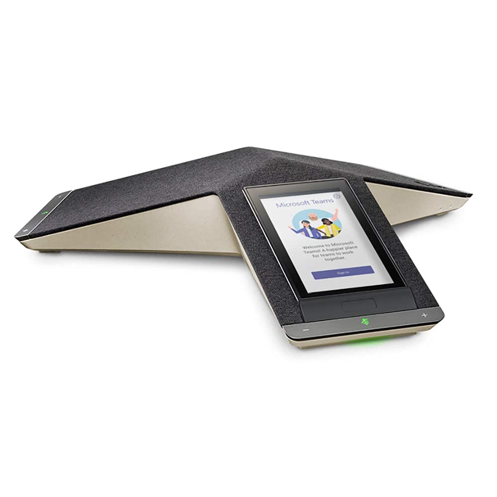 Poly Trio C60 IP Conference Phone for Microsoft Teams & Skype for Business - Certified Refurbished with Built-in Wi-Fi, UCC/Mobility/VOIP (2200-86240-019) | Ideal for Office Meetings, Remote Work & Business Conferencing