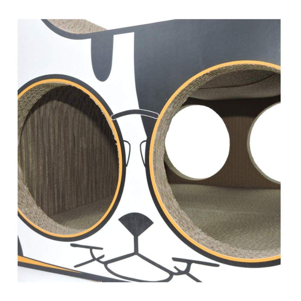 Durable Corrugated Paper Cat Scratch Board - Cardboard Lounge Bed & Scratching Pad for Cats - Interactive Pet Toy for Indoor Kittens - Green - Perfect for Playtime, Training, and Furniture Protection