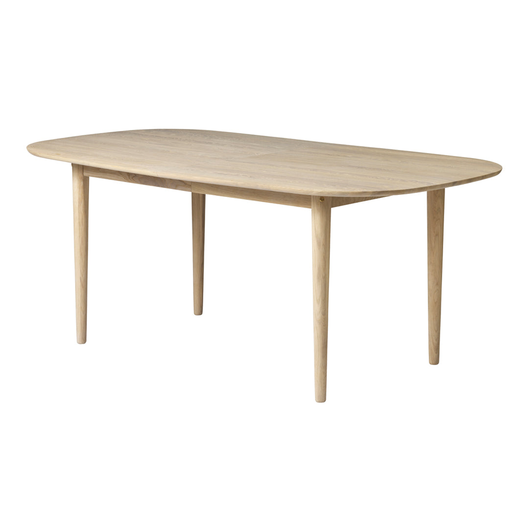 C63E Bjork Rectangular Dining Table - Modern Solid Wood Kitchen Table for 6-8 People, Perfect for Dining Room, Kitchen, and Open Concept Living Spaces