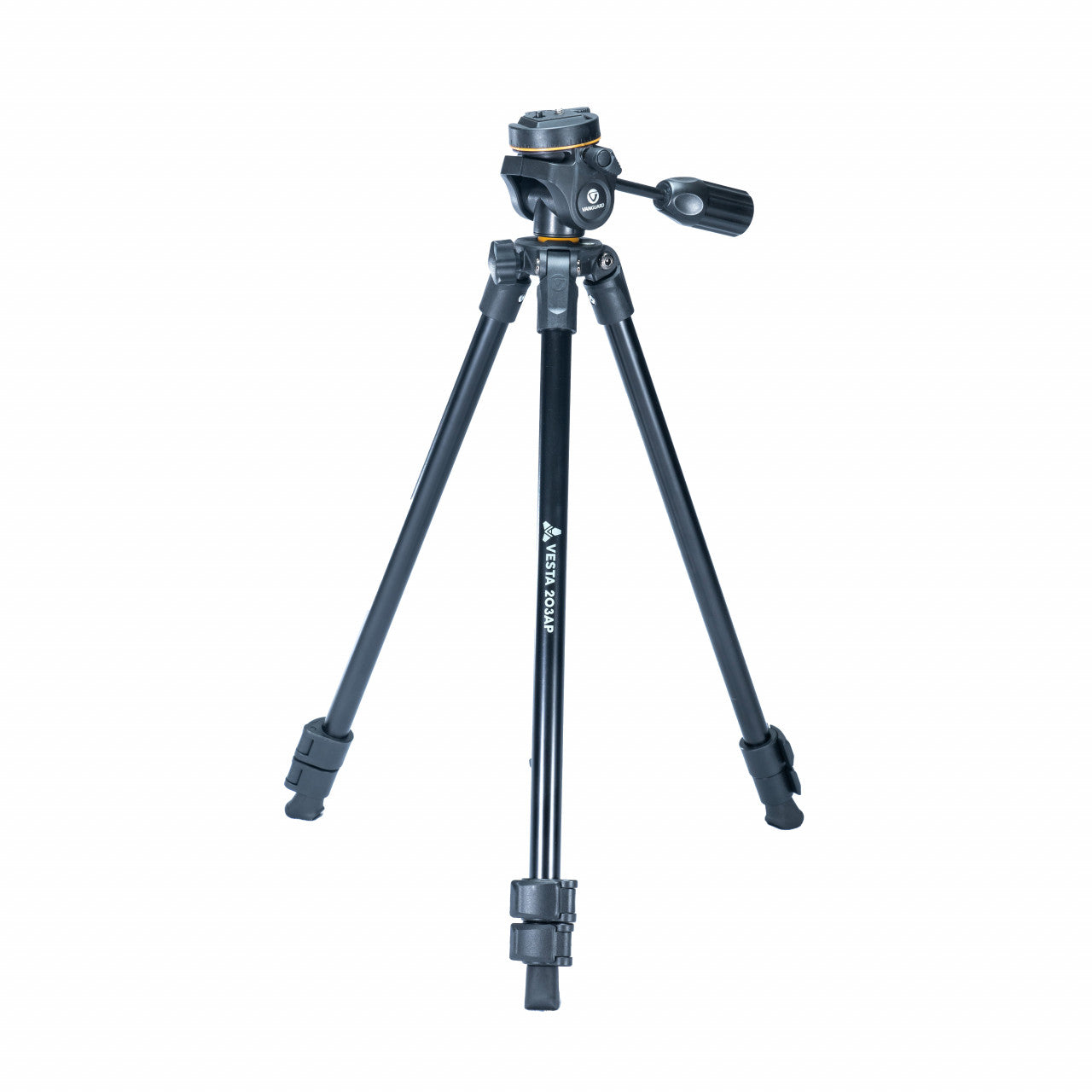 Vesta 203AP Aluminum Pan Head Tripod - Lightweight & Adjustable Camera Tripod for Photography, Videography, and Travel - Perfect for DSLR, Mirrorless, and Smartphone Cameras