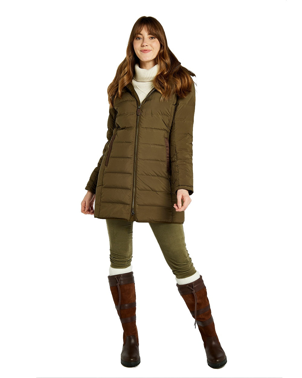 Dubarry Ballybrophy Quilted Jacket - Waterproof Winter Coat for Women, Lightweight Insulated Outdoor Jacket - Perfect for Hiking, Horse Riding & Countryside Adventures