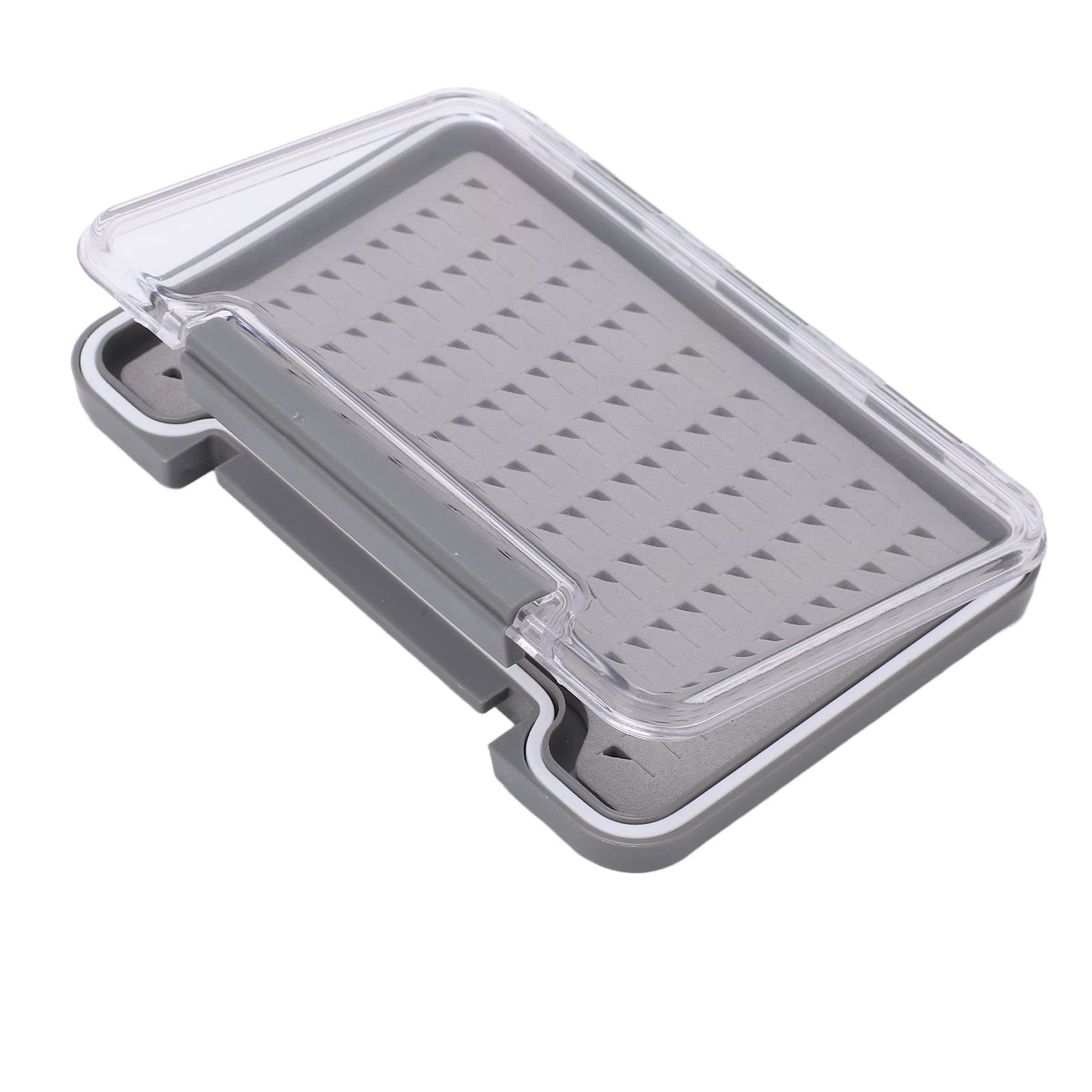 Waterproof Fly Fishing Lures Storage Box with Foam Insert - Portable Tackle Organizer for Trout Bass Fishing Gear - Perfect for Outdoor Fishing Trips & Boat Angling