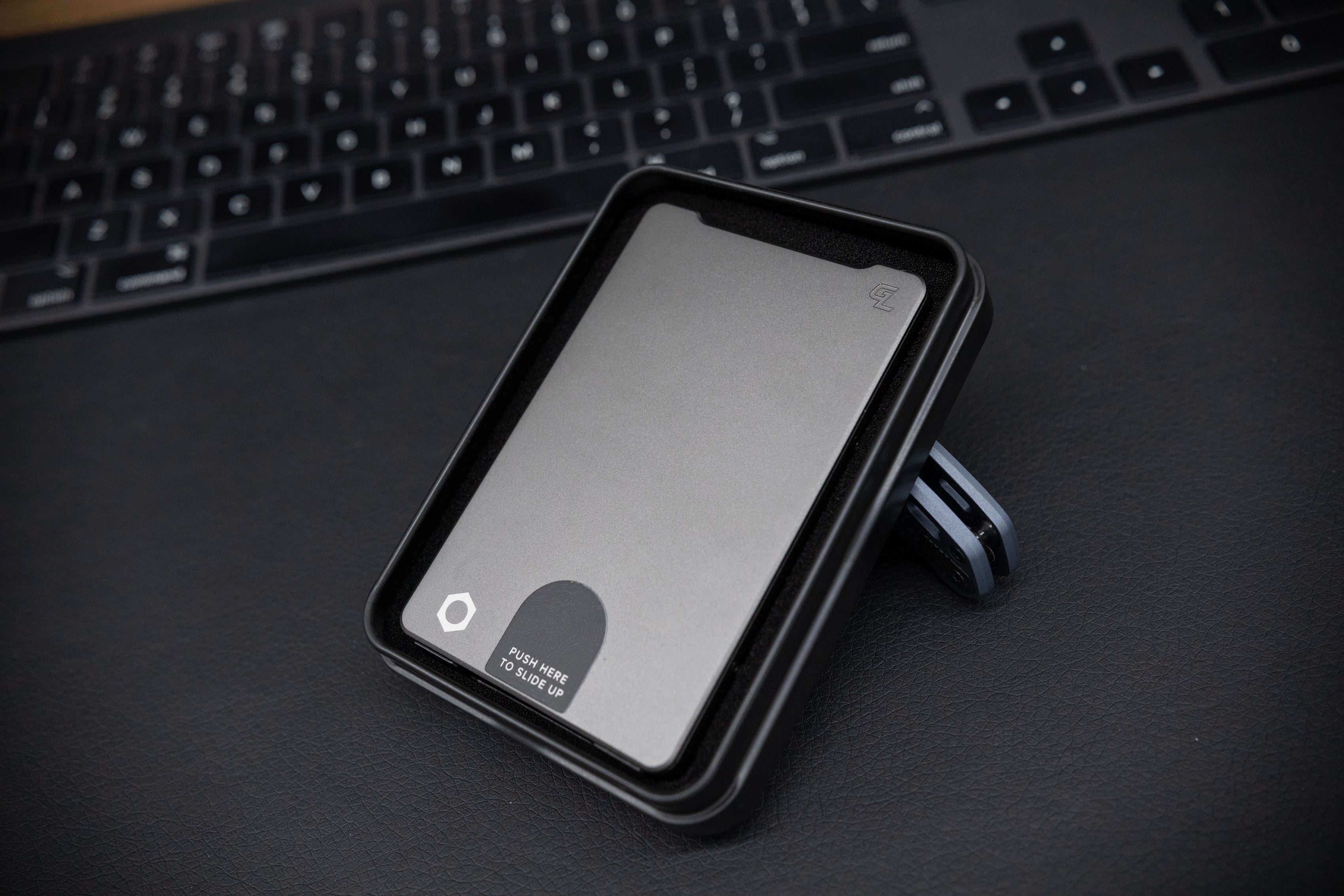 Obsessed Garage Groove Wallet - Slim RFID Blocking Minimalist Wallet for Men - Perfect for Travel, Everyday Carry & Secure Card Storage