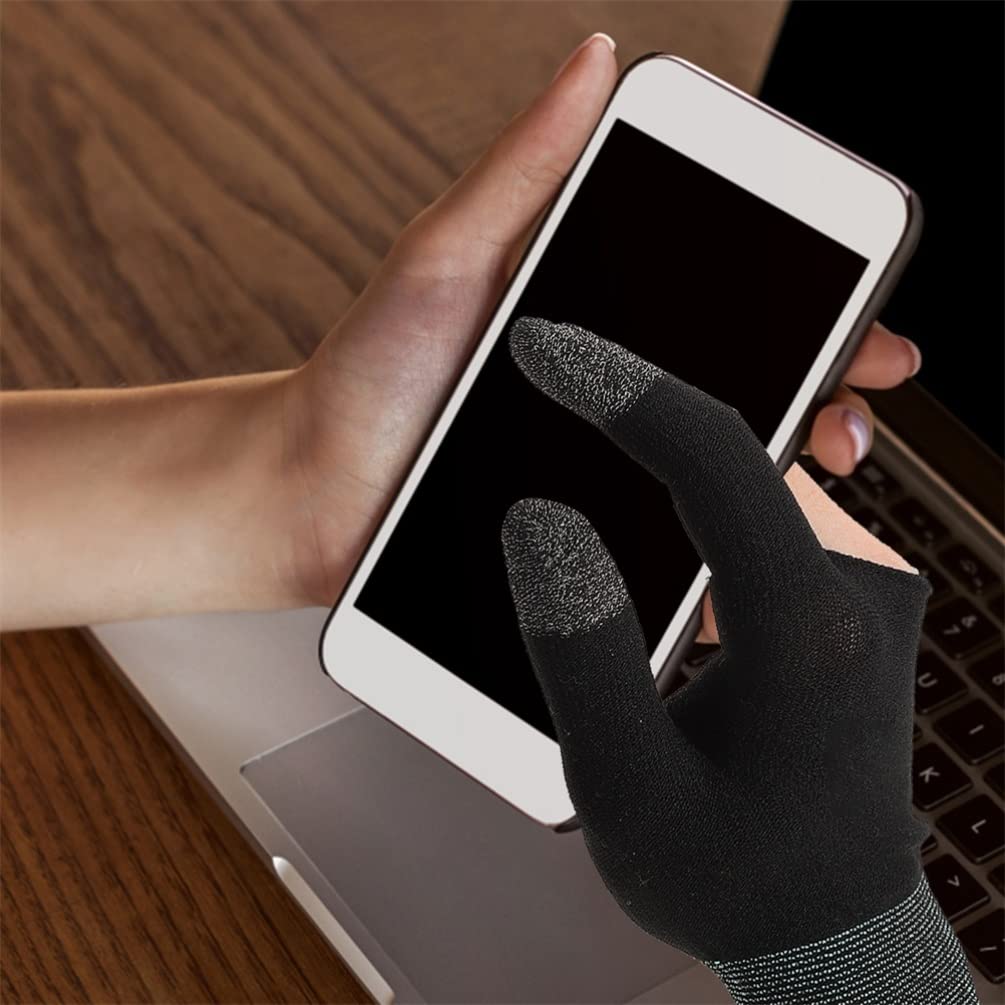 ARTIBETTER 1 Pair Gaming Gloves for Sweaty Hands - Breathable Finger Covers for Mobile & PC Gamers - Cold Weather & Sweat Resistant - Perfect for Esports, Streaming & Long Gaming Sessions