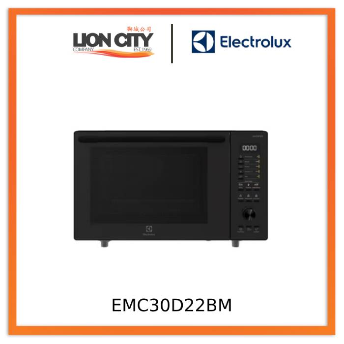 Electrolux EMC30D22BM 30L Digital Air Fryer Convection Oven - Perfect for Healthy Cooking, Baking & Roasting in Small Kitchens