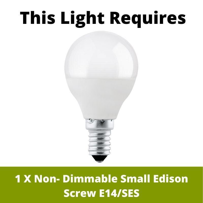 Eglo Damasco 1 Nickel & Opal Glass Table Lamp - Modern Bedside Lighting for Living Room, Bedroom, or Office Decor