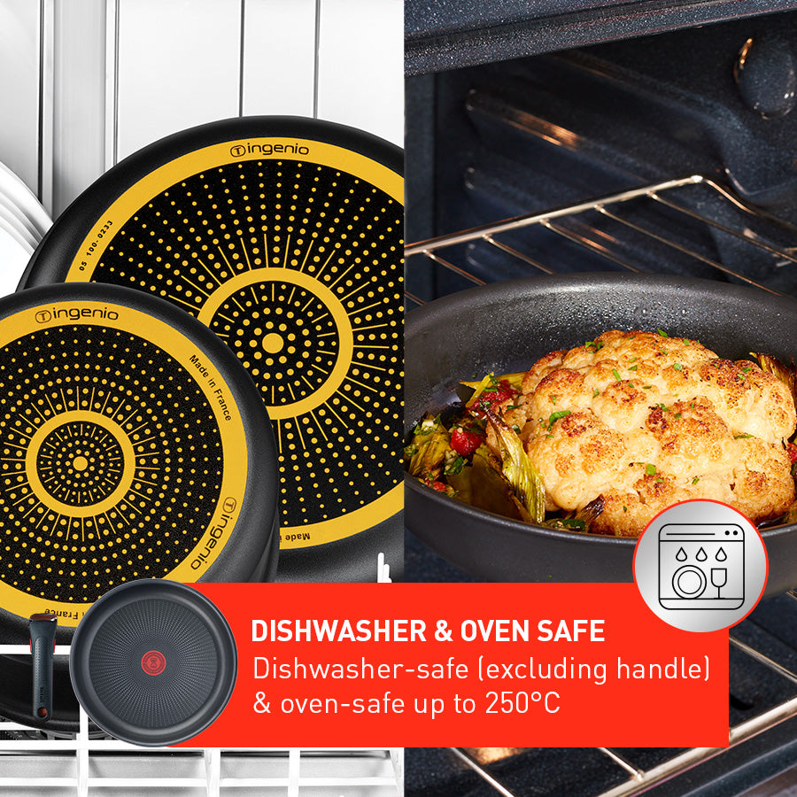 Tefal Ingenio Easy On Non Stick 7-Piece Saucepan Set - Premium Cookware for Everyday Cooking, Baking & Frying | Perfect for Home Kitchens & Professional Chefs