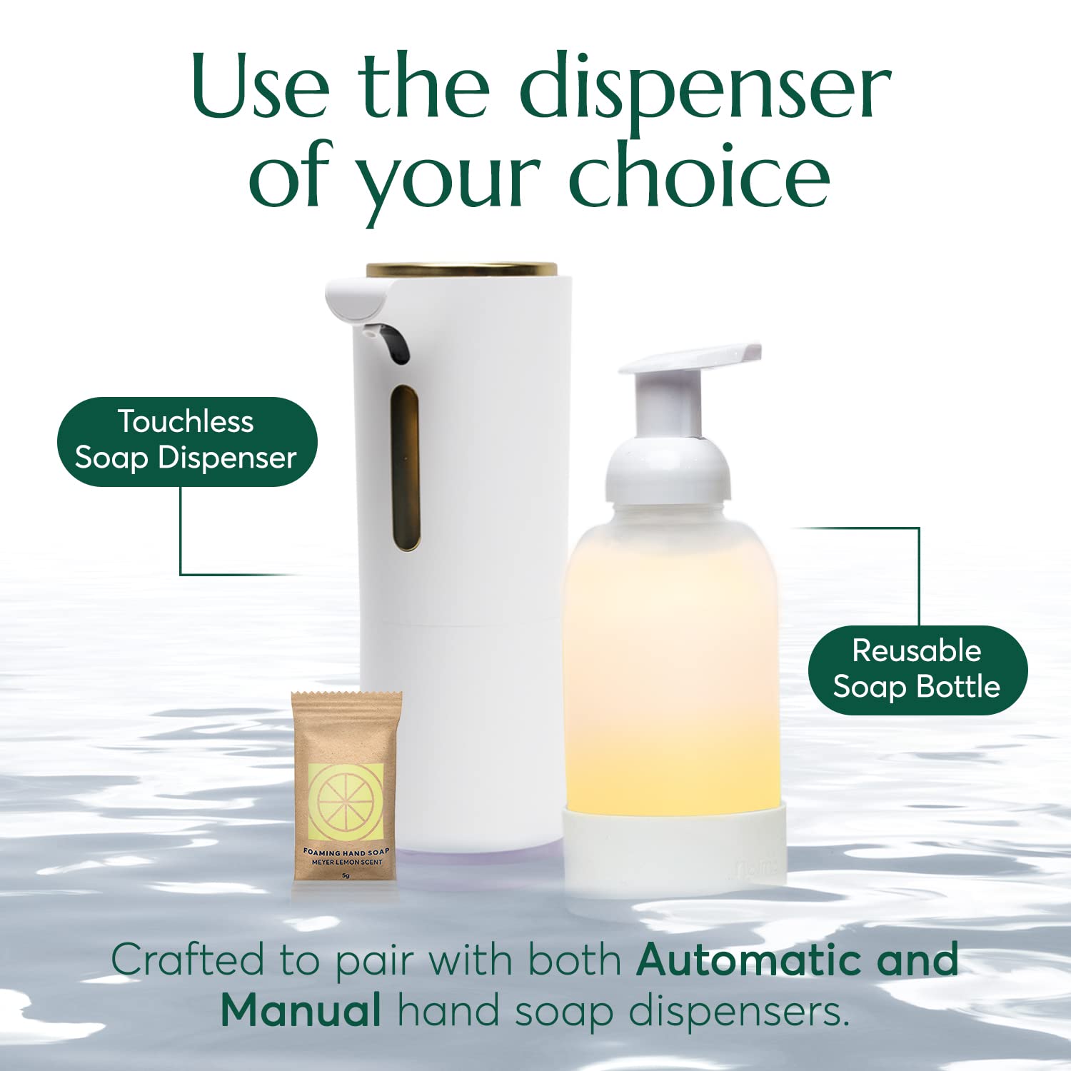 Eco-Friendly Foaming Hand Soap Tablets & Oxy Laundry Booster Tablets Bundle with Reusable Tin | Zero Waste Cleaning Solution for Home, Travel & Camping