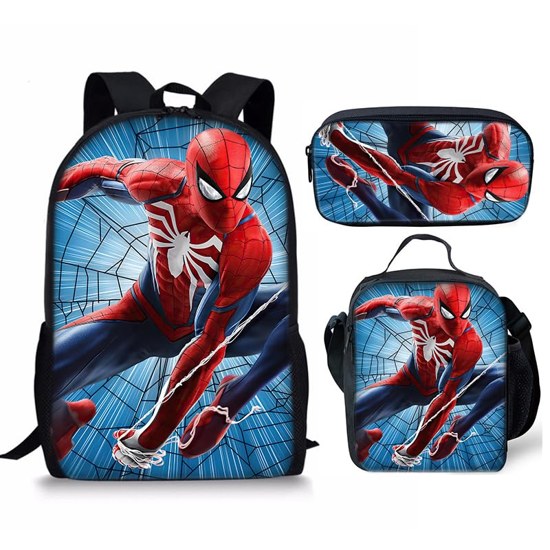 **Kids Backpack and Lunch Box Set - 18 Inch Lightweight School Backpack for Boys & Girls, Durable Bookbag for Travel, Laptop & Daily Use - Perfect for School, Camp & Outdoor Activities**