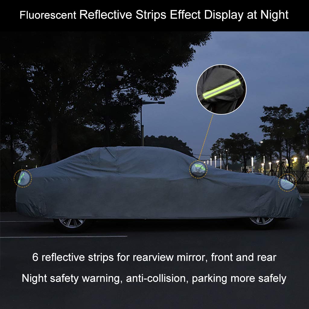 Premium All-Weather Waterproof Car Cover for Mercedes-Benz AMG GLE 53/63/63S (2020-2021) - Windproof Straps & Reflective Strips - Outdoor Protection for Extreme Weather & Long-Term Parking