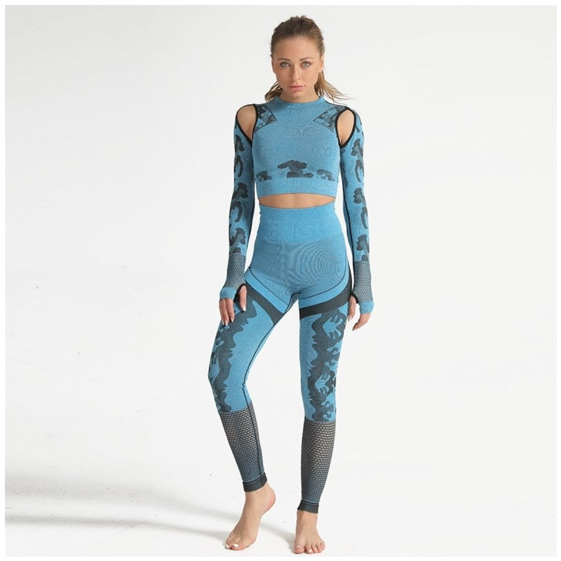 Women's Workout Outfit Set - Comfortable Yoga & Gym Clothes for Ladies - Perfect for Yoga, Gym Training & Active Lifestyle
