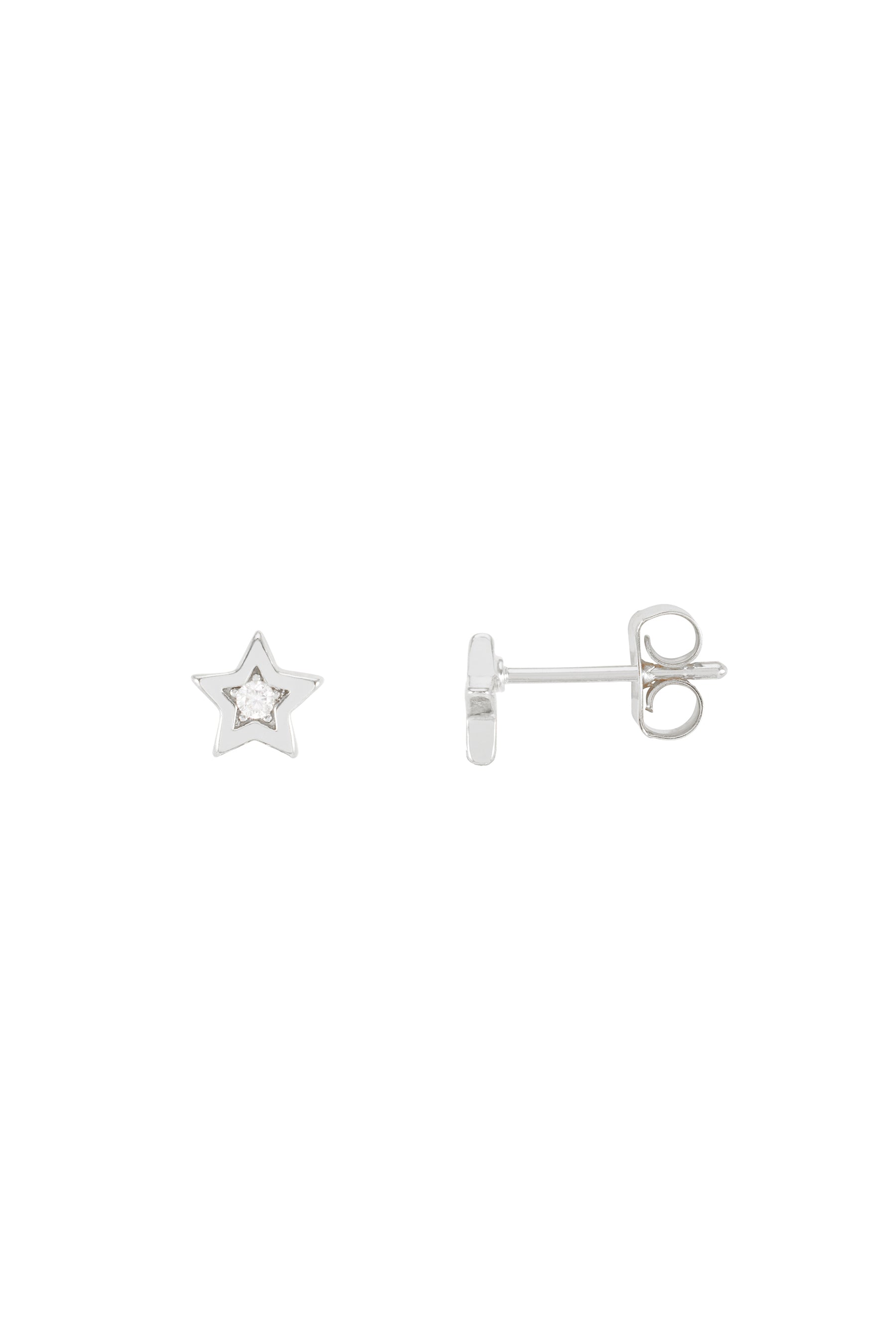 CZ Star Stud Earrings for Women - Fashion Sterling Silver Earrings for Daily Wear, Gift Giving & Special Occasions
