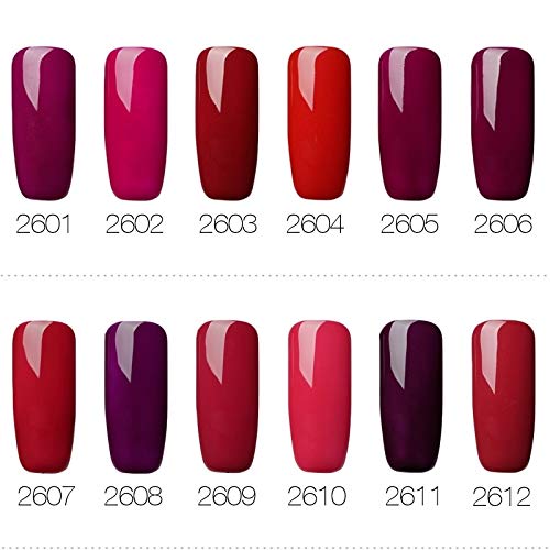 ROSALIND UV Gel Polish Set - Semi-Permanent Nail Kit with Primer, Top Coat & Poly Gel Varnish (7ml) - Professional Manicure & Pedicure Gel for Salon & Home Nail Art - Perfect for Parties, Weddings & Daily Wear
