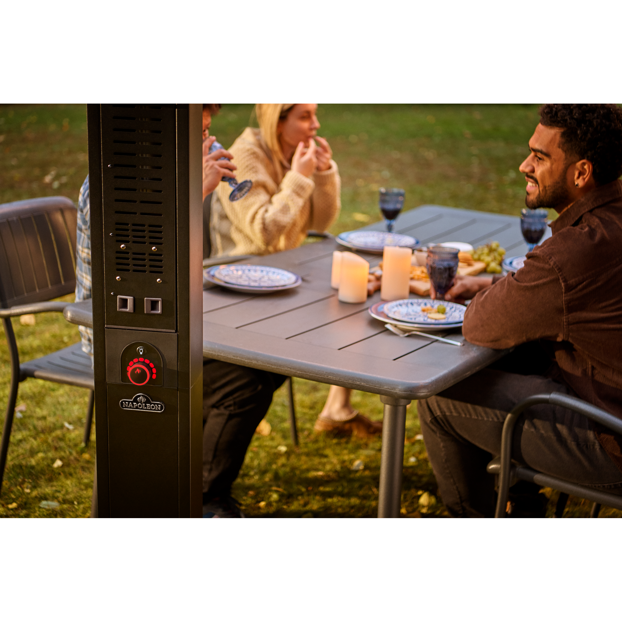 Napoleon Phantom Freestanding Outdoor Electric Infrared Heater - Patio, Deck & Backyard Heating Solution for Year-Round Comfort