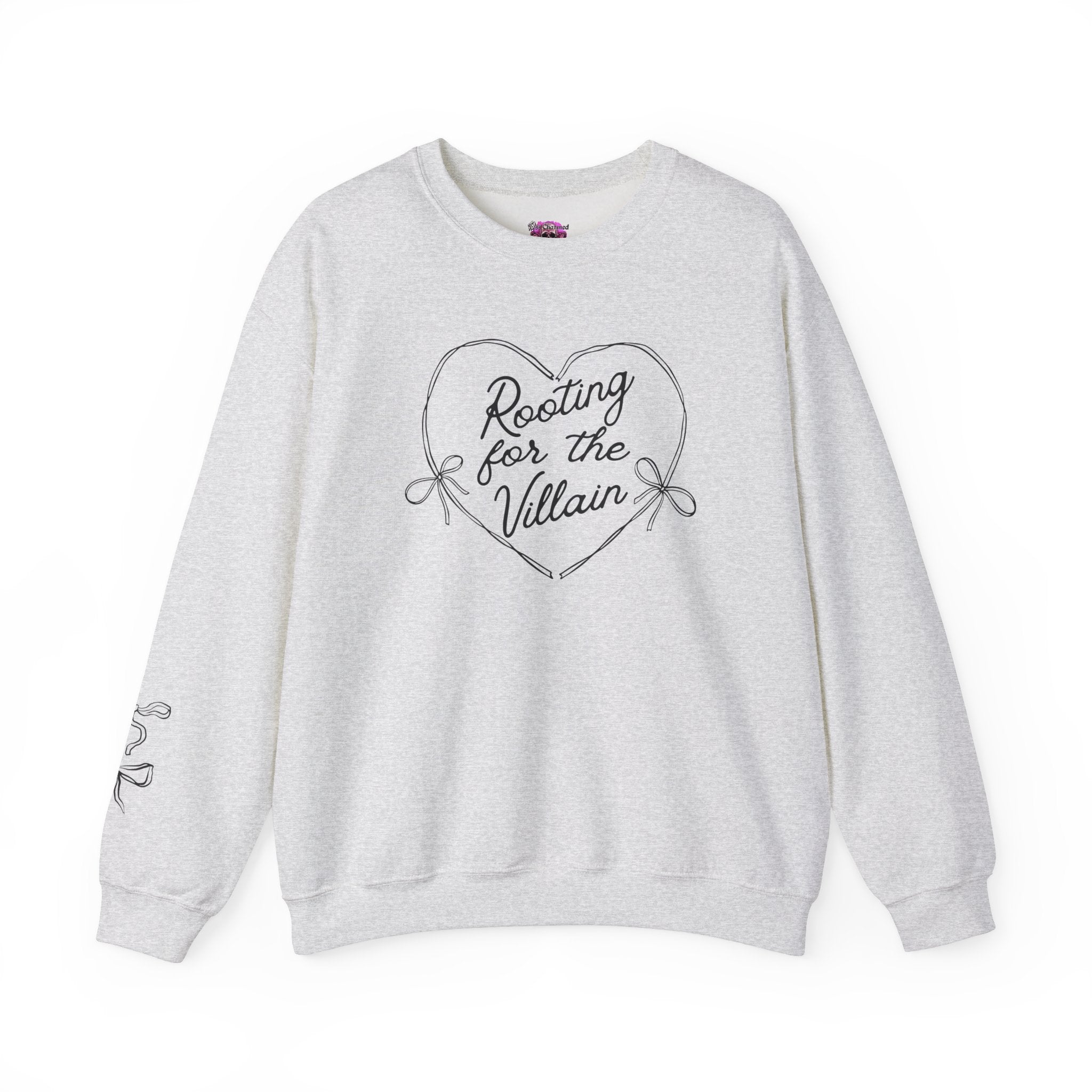 Rooting For The Villain Crewneck Sweatshirt - Trendy Anti-Hero Graphic Pullover for Fans | Perfect for Cosplay, Comic Con & Streetwear Fashion