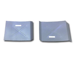 Classic 2 Current Fabrication 1940-41 Plymouth Under Front Seat Floor Pans (Standard Coupe & Sedan Models Pair) - Perfect for Vintage Car Restoration & Auto Body Repair Projects
