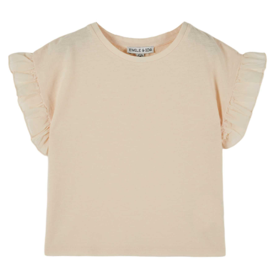 Emile & Ida Flame Jersey T-Shirt for Kids (Size 2-8A) - Soft & Stylish Cotton Tee for School, Playdates & Everyday Wear