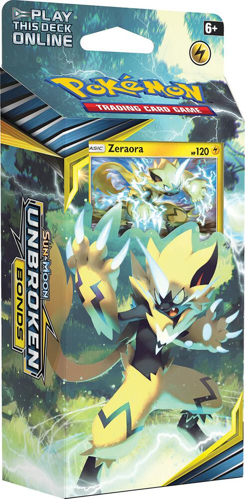 Unbroken Bonds Lightning Loop Theme Deck with Zeraora - Pokemon TCG Deck for Collectors & Battles - Perfect for Tournaments, Game Nights & Gifts
