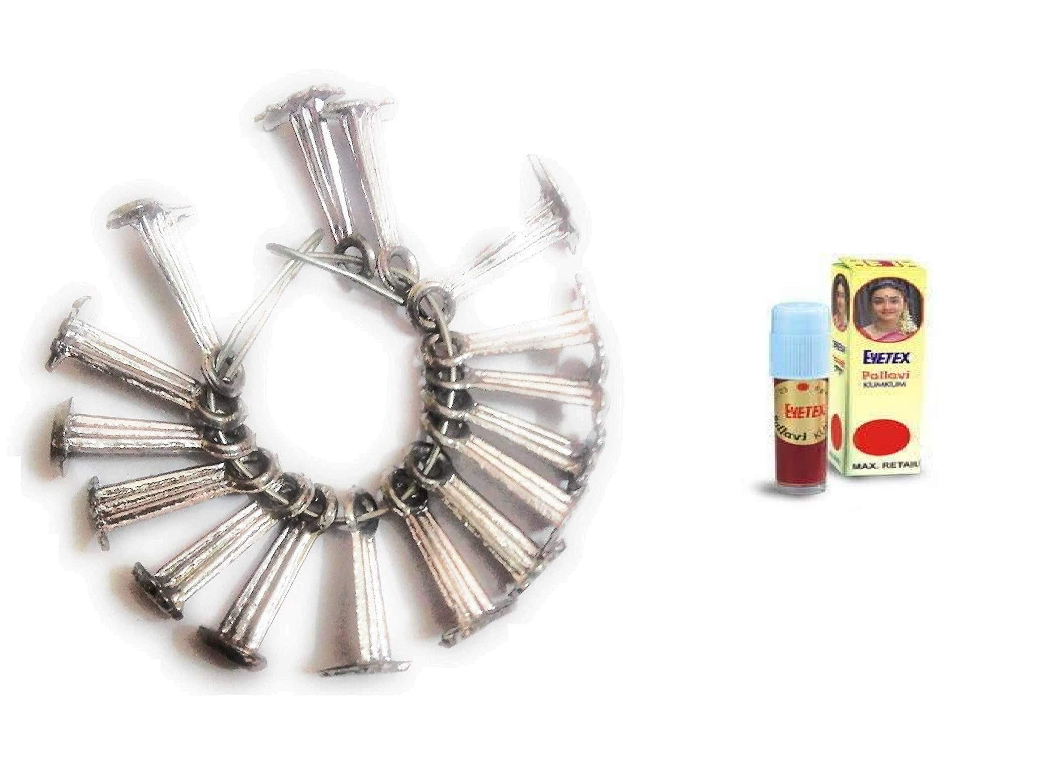 SSKR Baby Bindi Mould - Traditional Indian Baby Forehead Dot Sticker (Pack of 1) with Free Kumkum Powder - Perfect for Baby Naming Ceremonies, Festivals & Cultural Celebrations