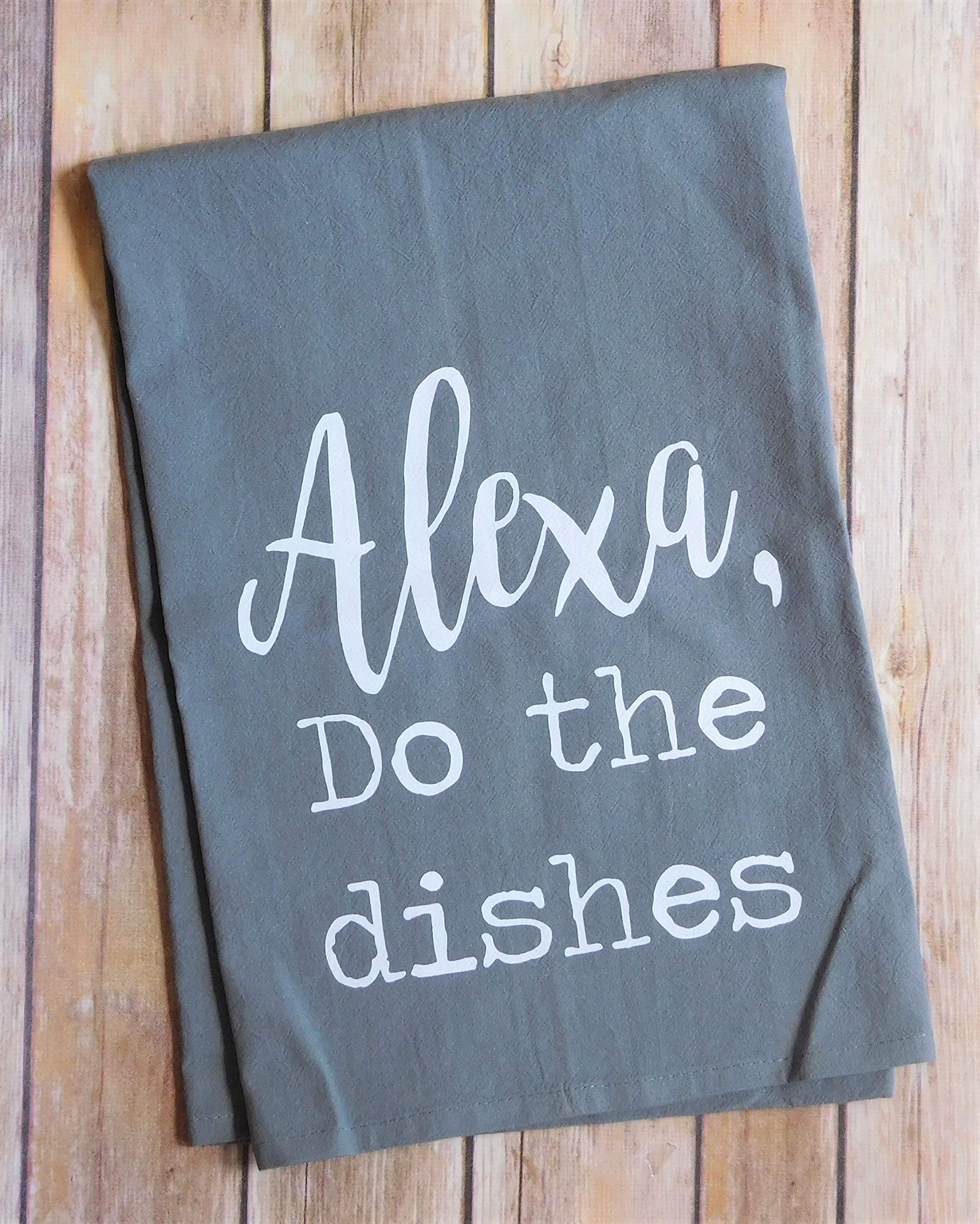 Premium Gray Flour Sack Dish Towels - Super Absorbent Kitchen Towels for Drying Dishes, Cleaning & Decor - Perfect for Daily Kitchen Use, Hostess Gifts & Farmhouse Style Decor