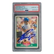 Ken Griffey Jr Signed 1989 Score #100T Rookie Card - PSA/DNA Gem Mint 10 - Seattle Mariners Baseball Collectible for Display & Investment