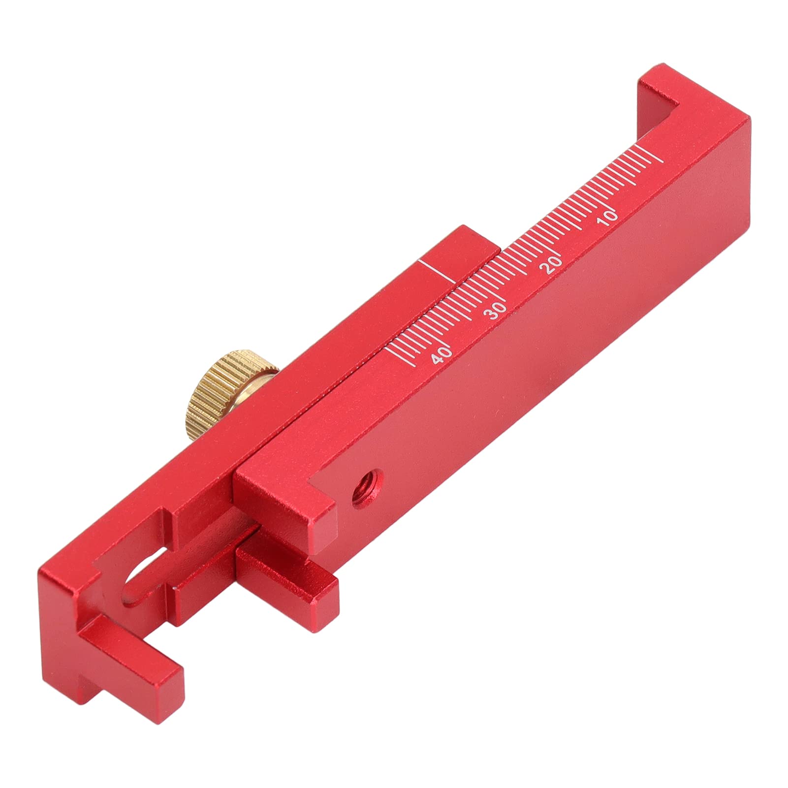 **Mini Gaps Gauge - Precision Woodworking Depth Ruler with Vernier Scale, Durable Aluminum Alloy for Slotting & Measuring (T2) - Ideal for Carpentry, DIY Projects & Metalworking**