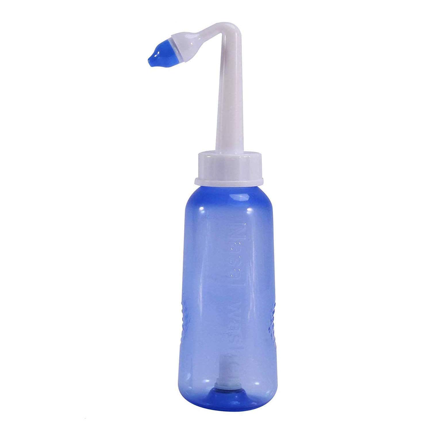 300ml Neti Pot Nasal Rinse Bottle with 2 Spouts - Sinus Rinse Kit for Allergy & Cold Relief - Helps with Rhinitis, Hay Fever, Nasal Congestion & Flu Symptoms - Perfect for Daily Nasal Hygiene & Sinus Care at Home