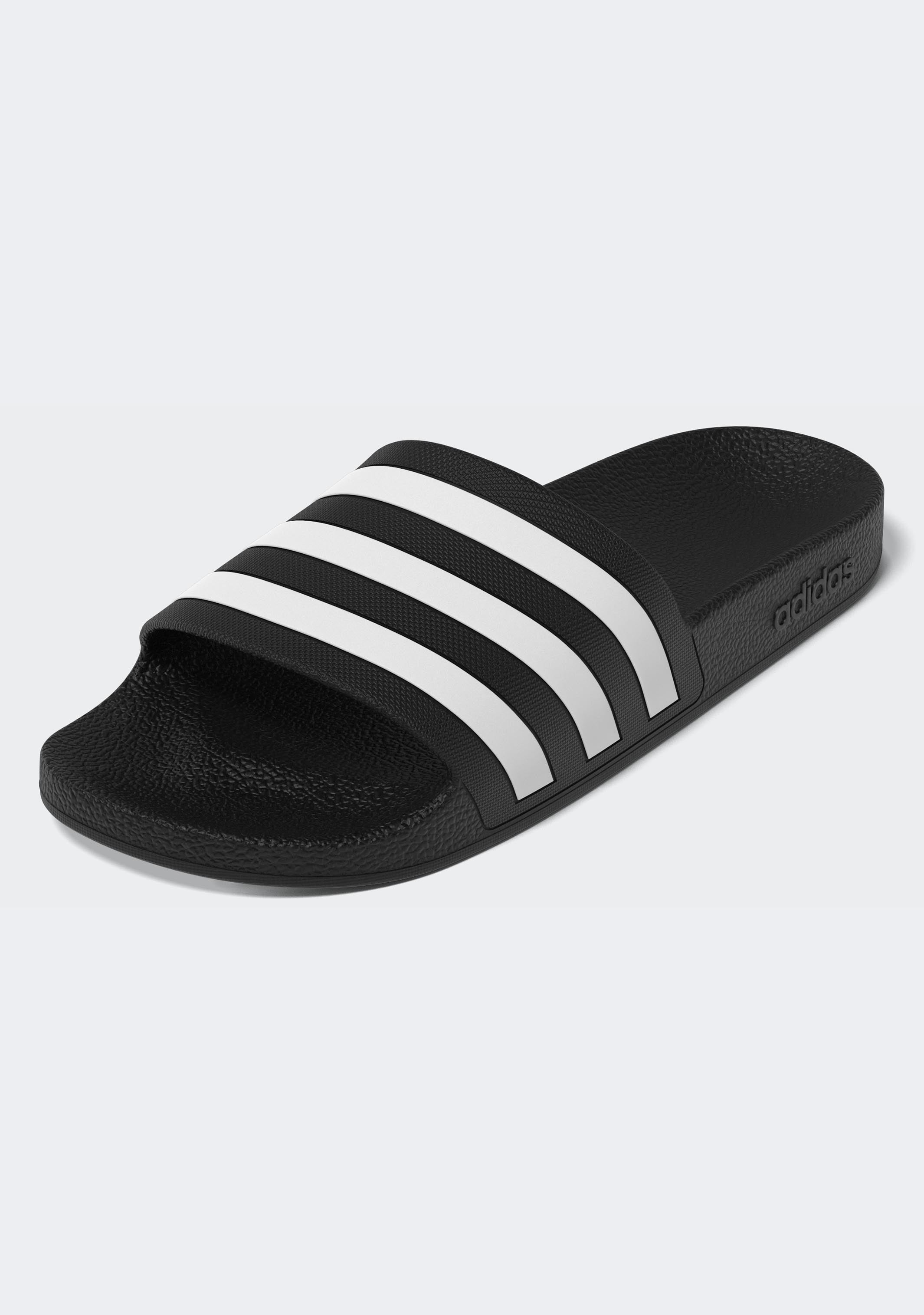 Adidas Men's Adilette Aqua Slide Sandals - Comfortable Waterproof Pool Slides for Men - Perfect for Beach, Pool, Gym & Shower Use