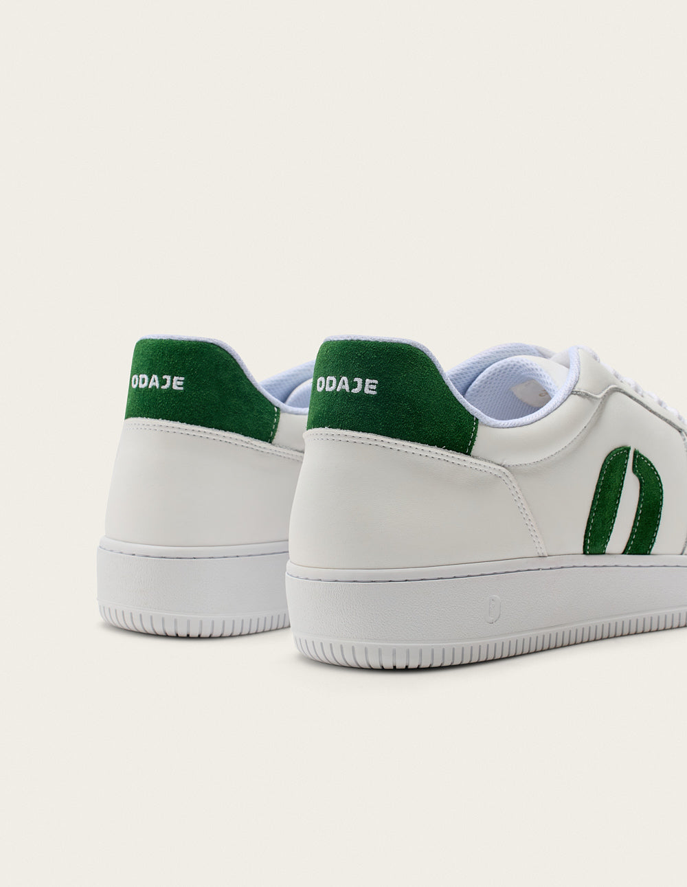 Matthieu Low Baskets in White & Green - Stylish and Comfortable for Casual Wear, Outdoor Activities & Daily Use