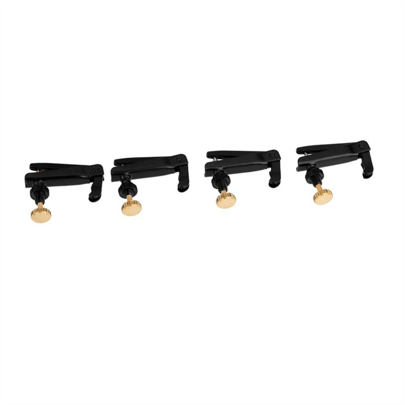 4pcs Premium Violin Fine Tuners with Copper Plating Screws - Adjustable Tuners for 3/4 & 4/4 Size Violins - Perfect for Professional Violinists & Music Students - Ideal for Practice, Performances & Orchestra Use