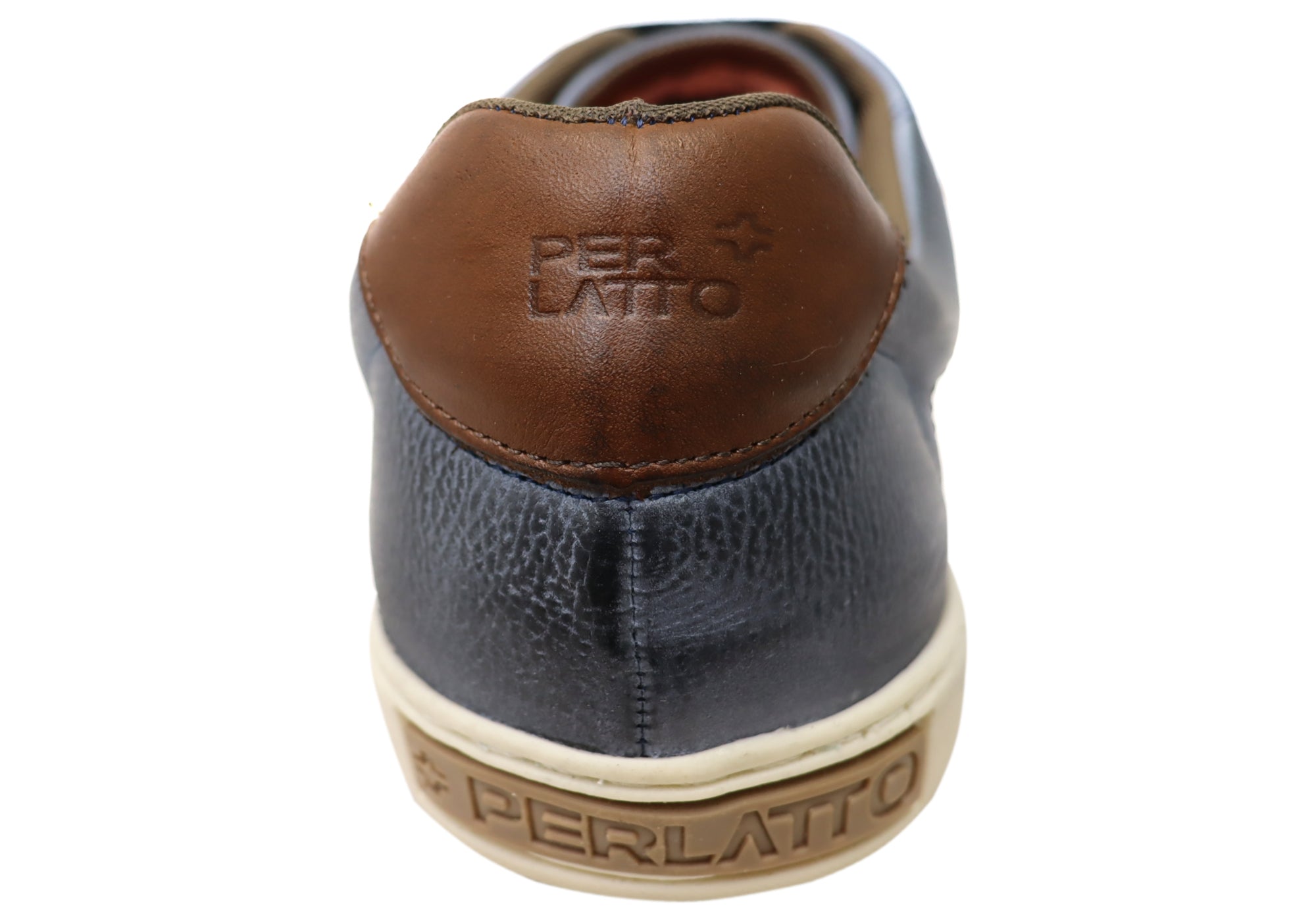 Perlatto Men's Brazilian Leather Slip-On Loafers - Comfortable Casual Shoes for Work, Travel & Everyday Wear