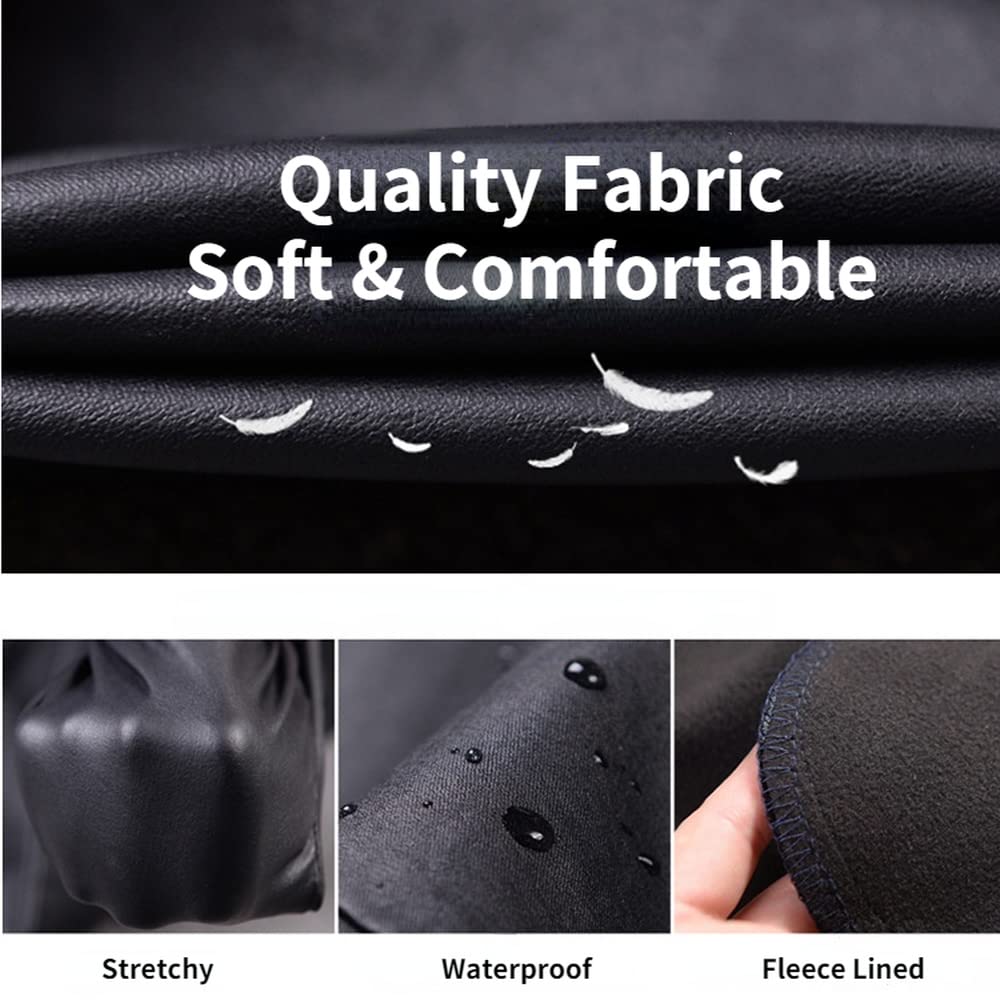 Faux Leather Leggings for Women - Tummy Control High Waisted Fleece Lined - Perfect for Winter & Workouts