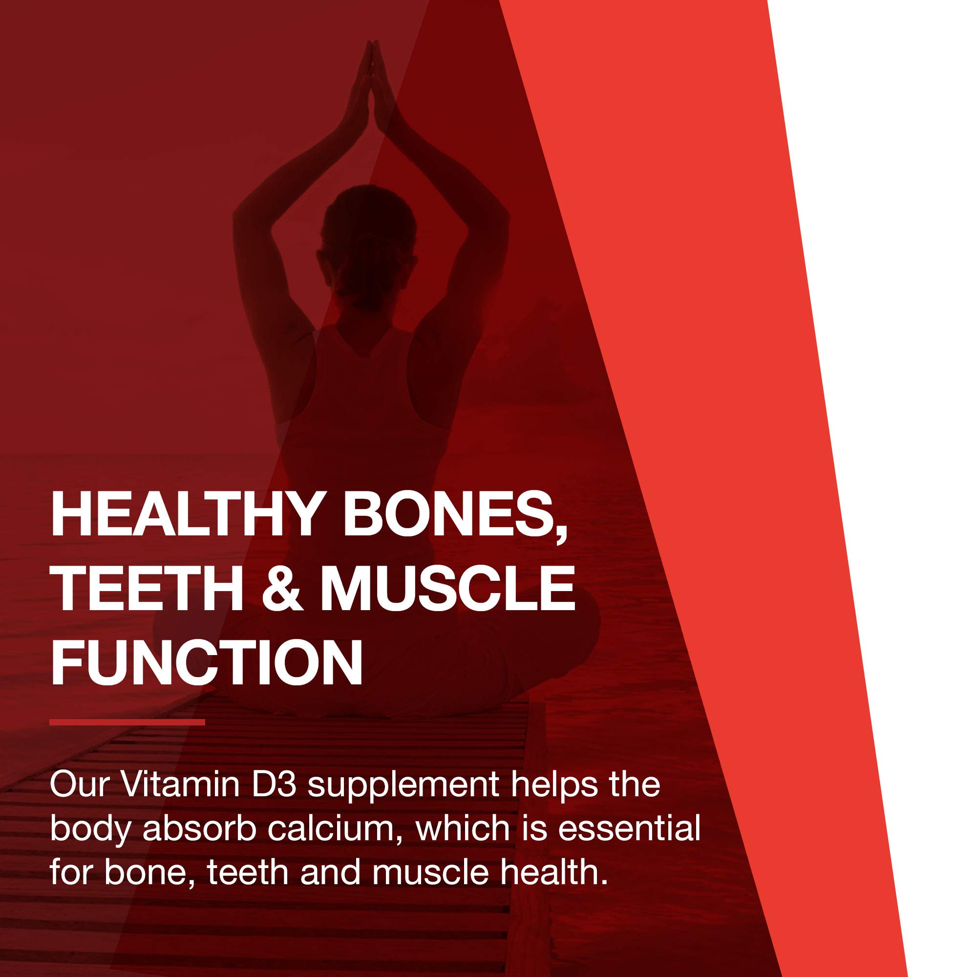 Vitamin D3 2000 IU Softgels - Immune System & Bone Health Supplement - 120 Count for Adults & Kids - Supports Teeth Strength & Daily Wellness - Ideal for Home, Office & Travel Use
