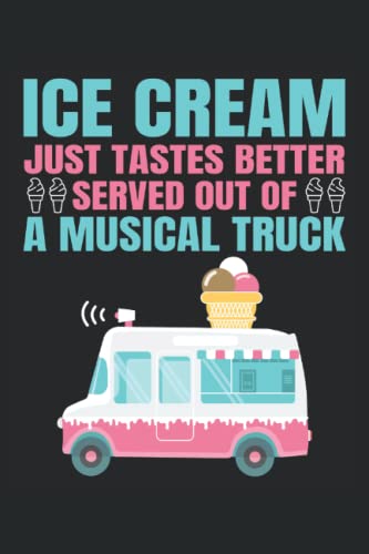 Ice Cream Truck Notebook - 120 Dot Grid Pages, 6x9 Blank Journal for Truck Drivers & Ice Cream Lovers | Perfect for Daily Planning, Organizing & Creative Writing
