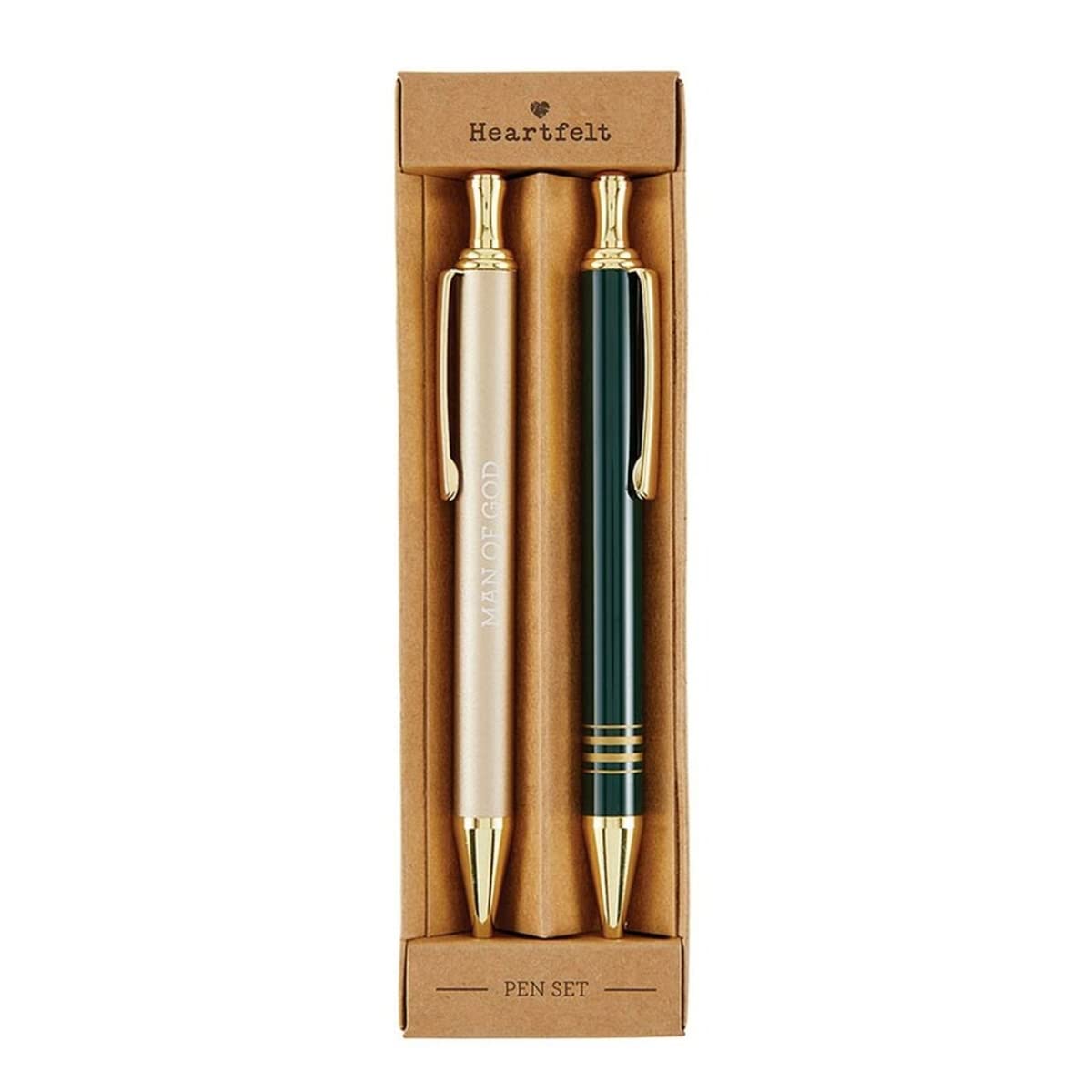 CB Gift 247475 Man of God Pens Set of 2 - Premium Christian Ballpoint Pens for Pastors & Religious Leaders - Perfect for Church Services, Bible Study & Spiritual Gifting