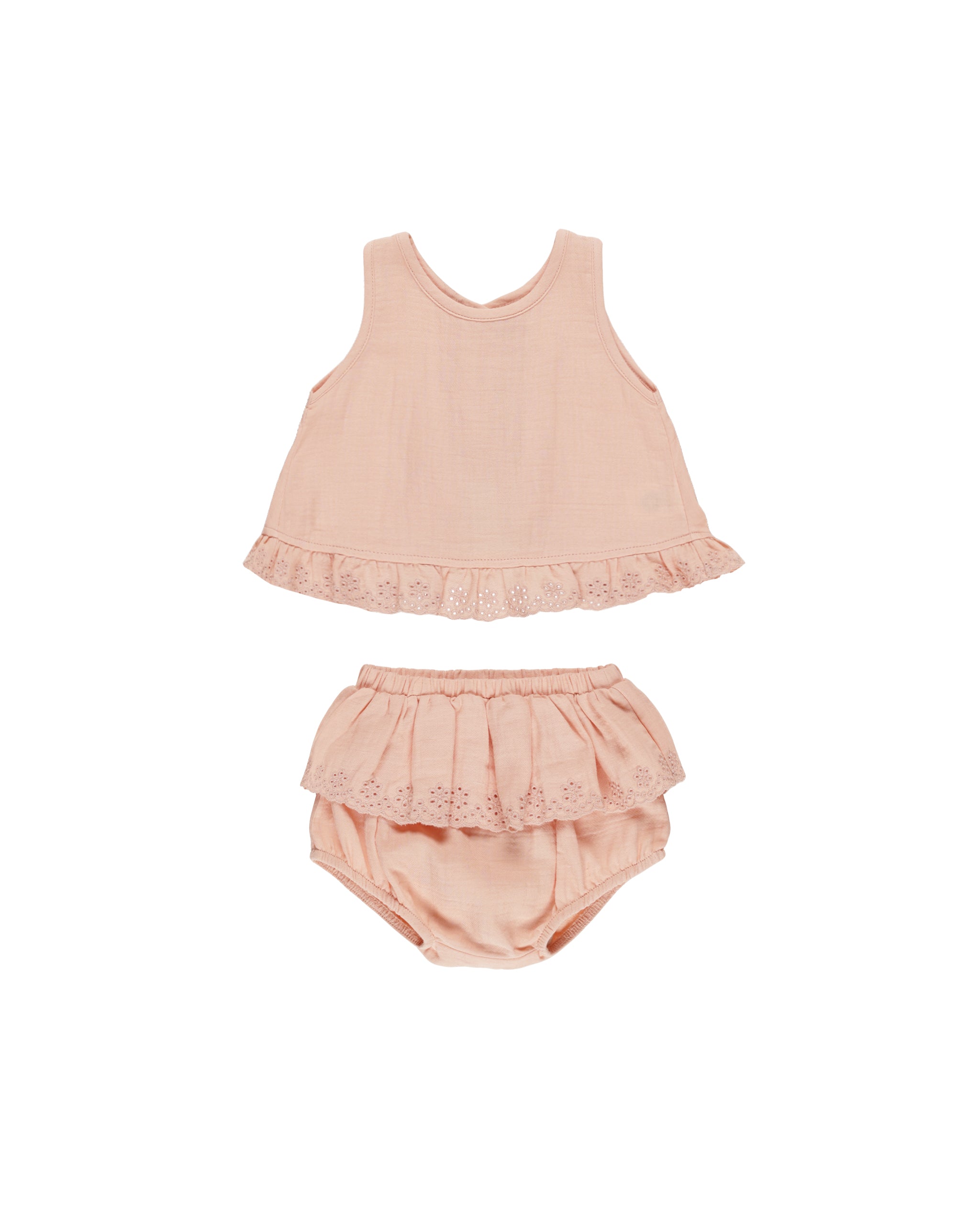 Quincy Mae Ruffled Tulip Top & Bloomer Set for Baby Girls | Floral Print Outfit for Photoshoots, Parties & Special Occasions