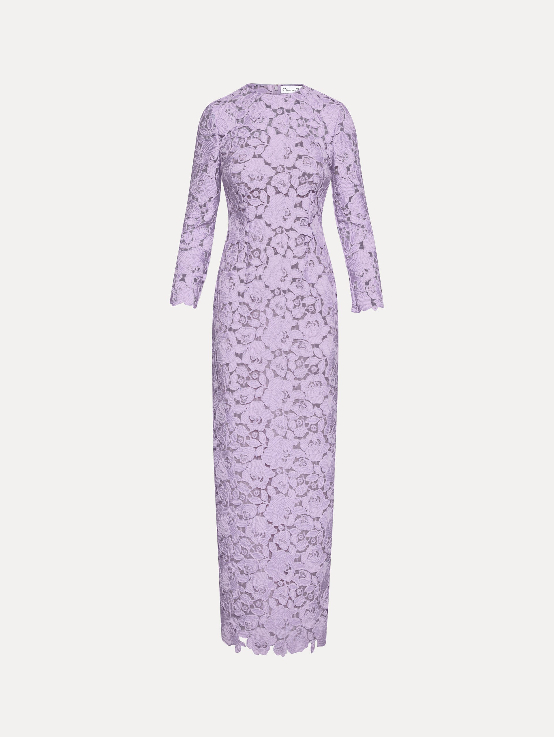 Elegant English Rose Guipure Lace Gown - Vintage Floral Embroidery Formal Dress for Weddings, Parties & Special Occasions