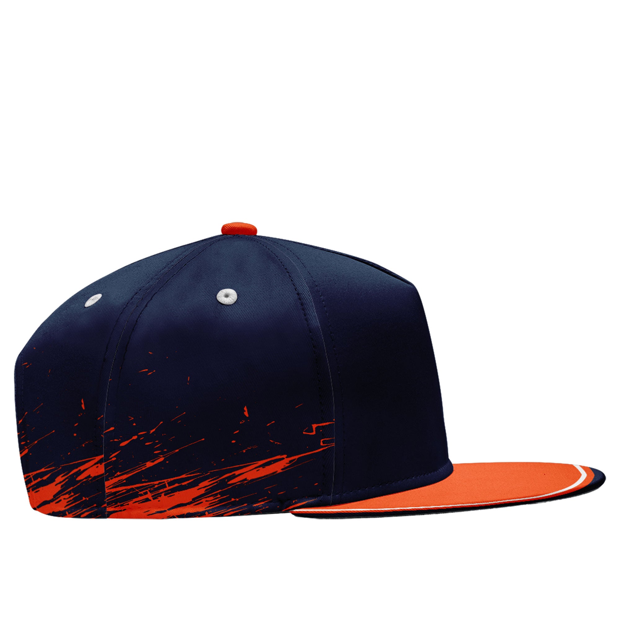 Custom Blue Orange White Denver MaxSoul Shoes and Hat Combo - Personalized Sneakers & Baseball Cap Set for Men & Women - Perfect for Sports, Streetwear Fashion and Denver Broncos Fan Gifts
